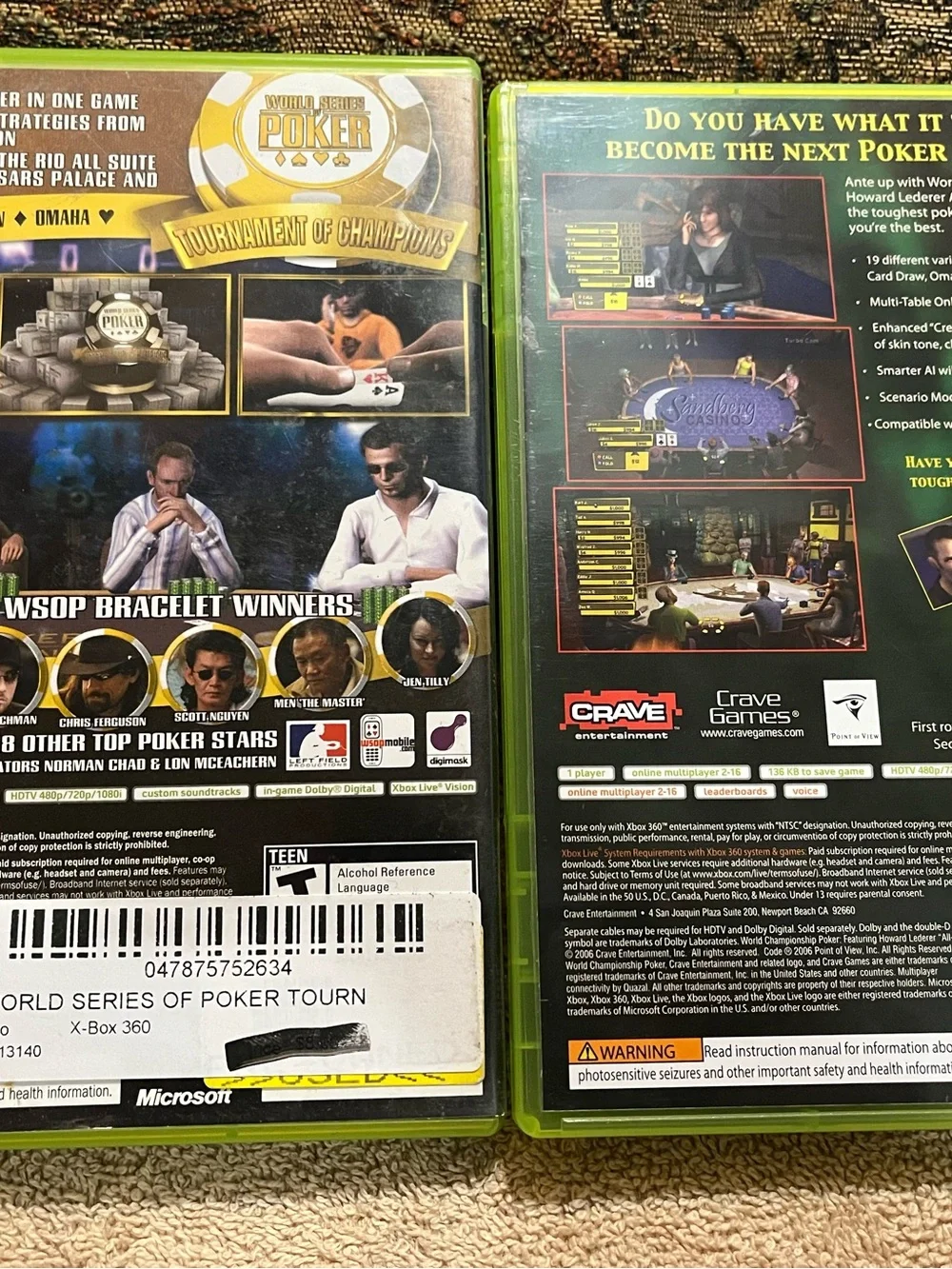 World Series of Poker Game Bundle for Xbox 360